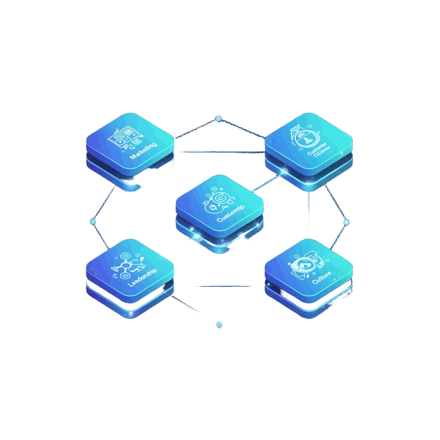 Isometric network of pods